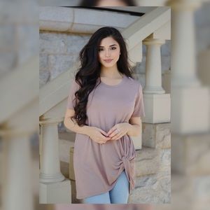 Rae Mocha Twist Top